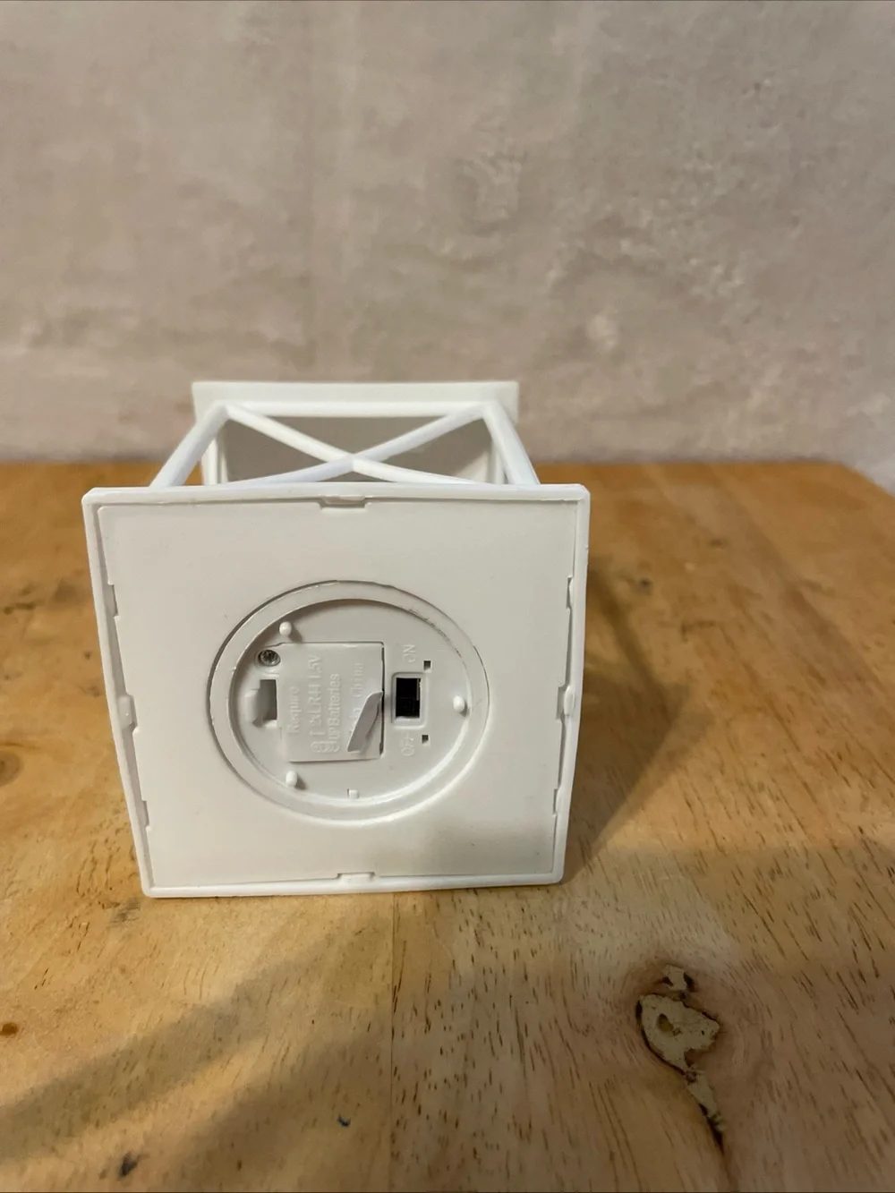 12- White X-Panel Decorative plastic Lanterns